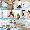 thumbnail image 7 of AIFUSI Portable Mini Photo Printer, with 6 Rolls Thermal Paper, Blue, 7 of 7