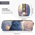thumbnail image 3 of Disketp Cloud Wolf Estuche de Lápices de Cuero con Cierre, Estuche Compacto para Papelería, Bolígrafos y Accesorios Pequeños, 3 of 7