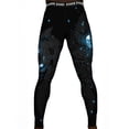 thumbnail image 2 of Raven Fightwear Men's Nordic 3.0 Spats Tights BJJ MMA Black/Blue, 2 of 3