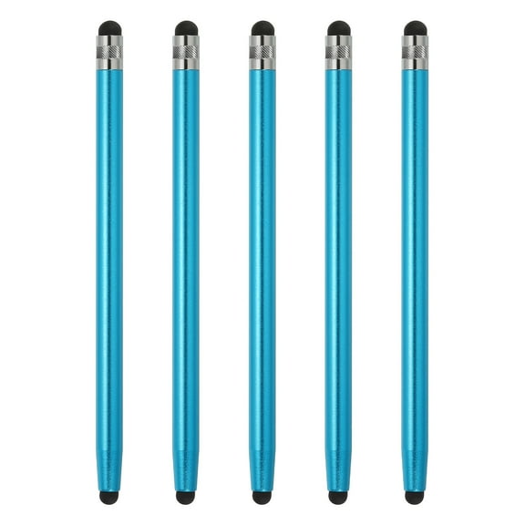 5pcs Stylus Pens for Touch Screens Capacitive Stylus Universal Tablet Pen, Light Blue