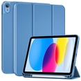 thumbnail image 1 of Funda ProCase para iPad 11.ª generación, 11 pulgadas, 2025, iPad 10.ª generación, 10.9 pulgadas 2022, con soporte para lápices, color azul, 1 of 7