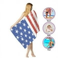 thumbnail image 5 of American Flag Beach Towel Quick Dry Bath Towels Gift Thick Sand Free Beach Towels for Kids Adult Travel Pool Swimming Camping, 5 of 6