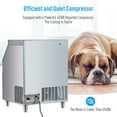thumbnail image 6 of Aoile Commercial Ice Machine 260Lbs/24H with 132Lbs Storage, Self Cleaning Ice Maker with Water Filter for Bar/Cafe/Restaurant, 6 of 7