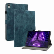 Dteck Case for Lenovo M10 Plus 3rd Gen 10.6 inch Tablet 2022 Folio Multi-Angle Stand Magnetic Shell PU Leather Card Holder With Stylus Holder Cover, Darkblue