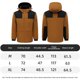 thumbnail image 3 of Chaquetas con aislamiento térmico Carga USB Cálido para actividades al aire libre (L) Café Capa de calefacción inteligente, 3 of 8