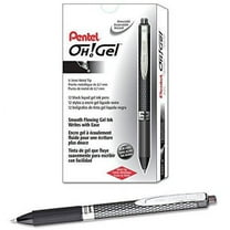 Oh! Gel Retractable Roller Pen, .7mm, Black Barrel/ink, Dozen