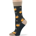 thumbnail image 5 of 7BIGSTARS KINGDOM Women Cotton Crew Fun Socks - 4 Pack Medium - Bee - Hive Bear - Honey- Seamless Sock Size: 9-11, Shoe Size: 5-9, Black, Beige, Light Beige, Orange, 5 of 9