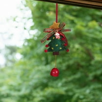 EWASWON Green Jingle Bell Christmas Ornaments - Cute Hanging Holiday Decor for Christmas Tree, Home & Car - Festive Musical Christmas Bell Decorations