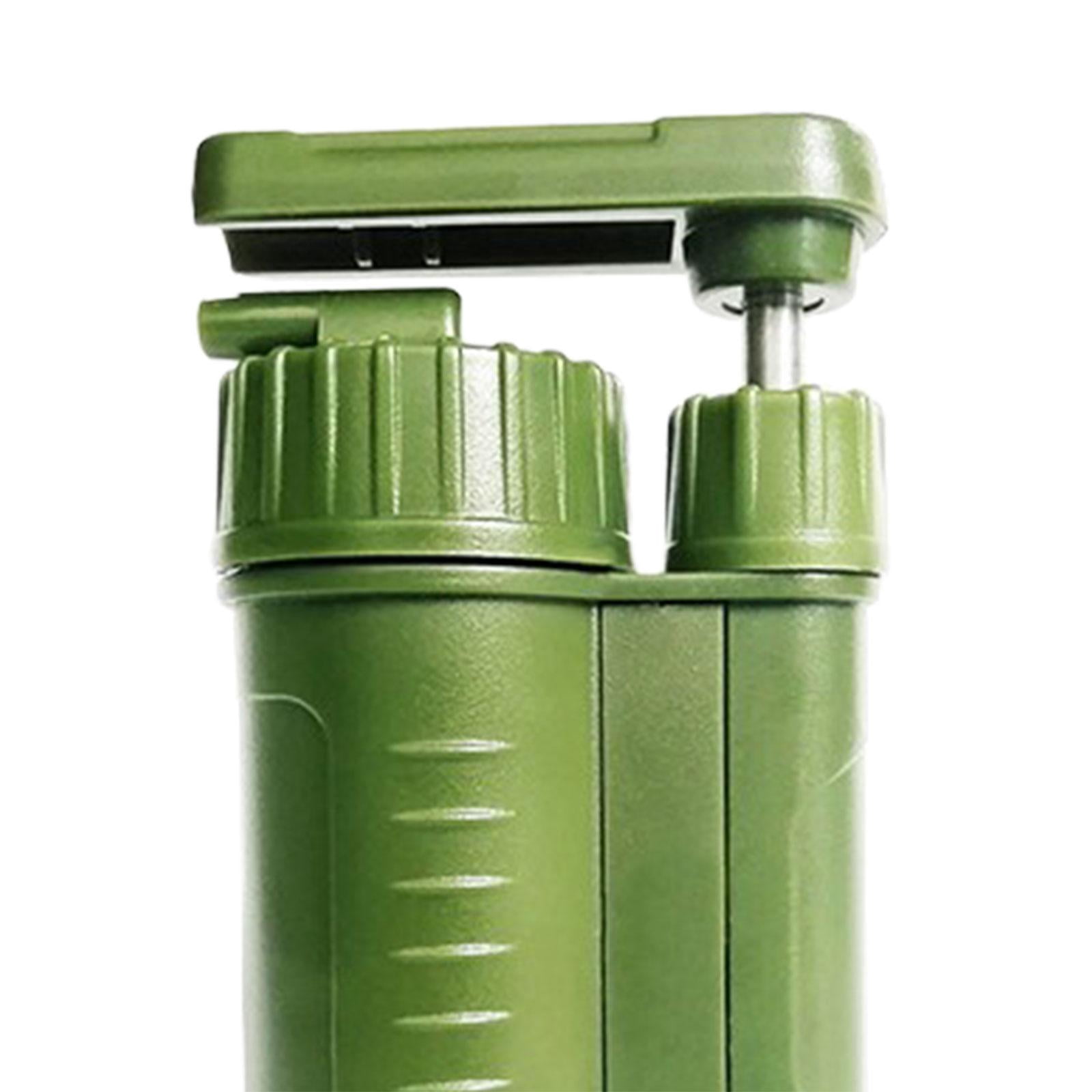 GARENDE Portable Water Filter Pump Water Purifier for Backpacking Emergency Survival