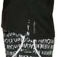 thumbnail image 3 of Calvin Klein Women's Soft Crew Neck Rolled Sleeve Graphic Logo T-shirt (Black/White, XS), 3 of 3