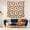 Dachshund Heart Beige, variant on 50x50 Inch Square Wall Tapestry for Indoor & Outdoor, Living Room, Bedroom, Teen Room,Dachshund Music Note Pink Pattern