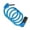 Blue, variant on 5Digit Combination Coiling Cable Lock Coiling Bike Password Lock Resettable Combination Bicycles Lock Waterproof