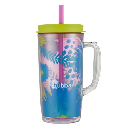 bubba Envy Dual-wall Insulated Mug with Straw, 48 Oz., Peacock