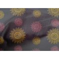 thumbnail image 4 of oneOone Cotton Cambric Fabric Spiral & Floral Block Print Fabric BTY 56 Inch Wide, 4 of 4