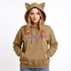 thumbnail image 4 of Pop cazadora para niña Demo-n Hunters Women's Fashion Hooded Sweatshirt Cat Ear Pullover Casual Streetwear Soft Comfortable Long Sleeve Tops for Daily Wear Spring Fall Winter （Light Brown）, 4 of 4