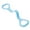Blue, variant on Workout Muscle Pull Rope 8 Resistance Bands Yoga Fitness Elastic Rope Back Training Rope Open Neck Stretch Belt