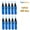 blue-10PCS, variant on 10PCS Torch Lighters Adjustable Jet Flame Portable with Safety Lock Windproof Butane Lighters Gift Box for Candles BBQ Tool