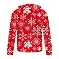 thumbnail image 5 of Aoochasliy Mens Hoodies Pullover Christmas Clearance Sport Sweatshirt Xmas Print Sports Fitness Pullover Half-Zip Sweatshirt, 5 of 5