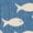 Blue/Beige, variant on SAFAVIEH Courtyard Trena Fish Print Indoor/Outdoor Area Rug, 4' x 5'7", Blue/Beige