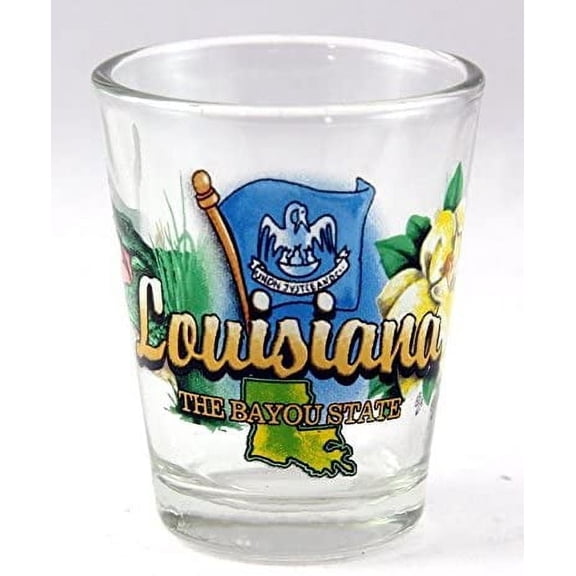 Louisiana Bayou State Elements Shot Glass