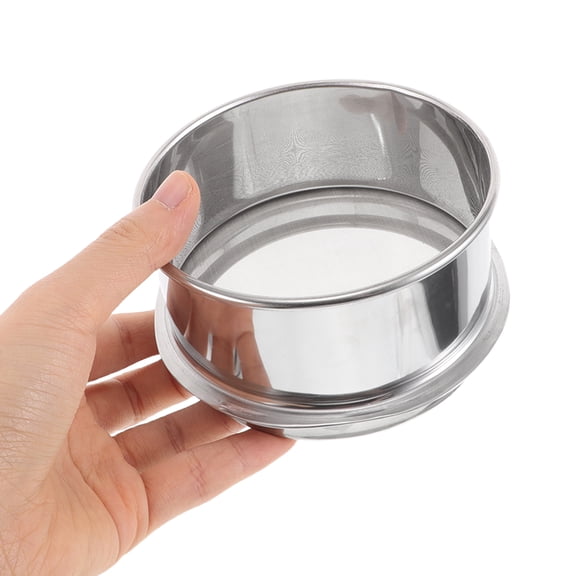 GAXIRE Fine Mesh Kitchen Strainer for Cooking, Food Straining and Texture Smoothing, Stainless Steel, 1 Piece