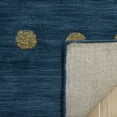thumbnail image 4 of Safavieh Himalaya Derbhile Solid Wool Area Rug, Blue, 6' x 6' Round, 4 of 8