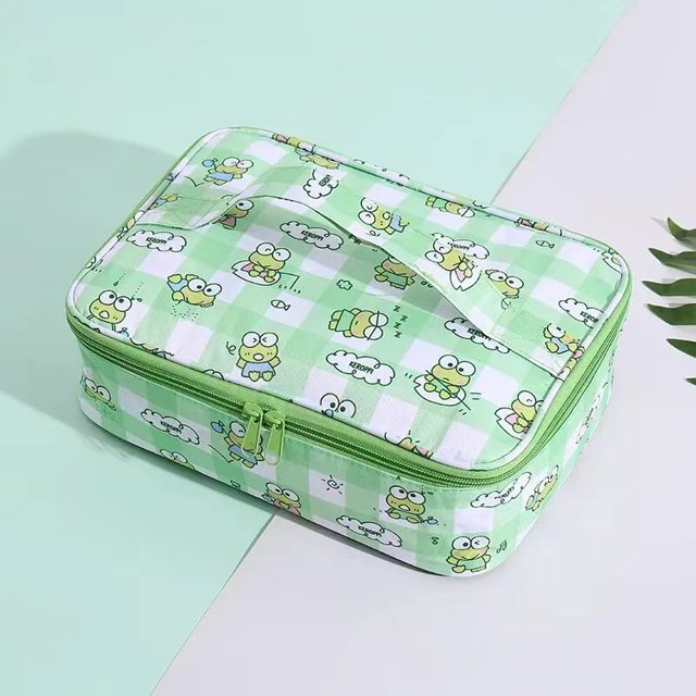 Sanrio-fiambrera de Hello Kitty, bolsa de almacenamiento portátil de gran capacidad, para mantener el calor y el frío, Kuromi Cinnamoroll My Melody