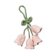 thumbnail image 2 of Colgantes de flores de punto para bolsos, colgantes de orquídeas y campanillas, colgantes decorativos para regalos. Rosado, 2 of 9
