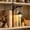 B-1PC, variant on Library Lantern Bookshelf Lamp, Vintage Hanging LED Bookshelf Lights with Bookend-Style Base, Warm Decorative Bookshelf Lighting for Book Nook, Home Library, Study and Reading Corner (1 Pc)