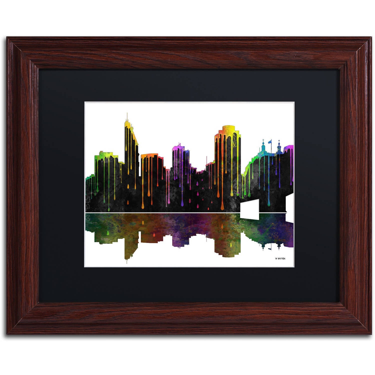 Trademark Fine Art Cincinnati Ohio Skyline II Canvas Art 