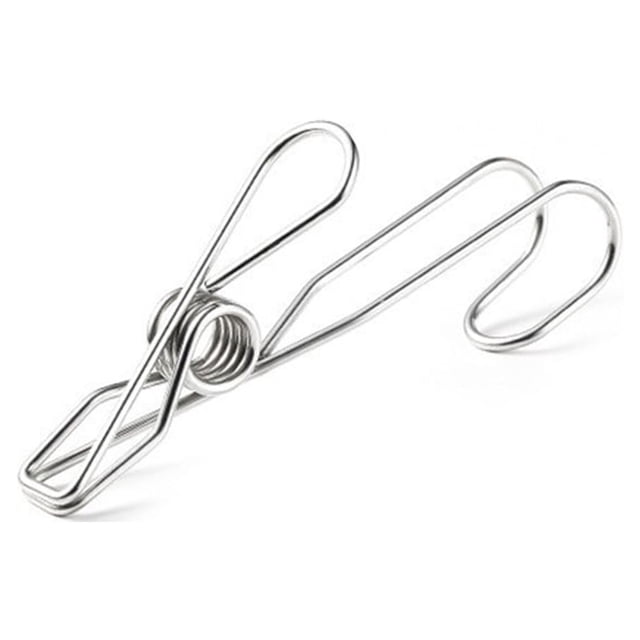 ZheElen Hanging Wind-proof Pin Moisture-proof Clothes Pegs Drying Laundry Clips Waterproof Clothespins Storage Clamps Household Small 1Set