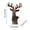 Brown, variant on Vintage Resin Deer Head Sculpture Home Decor Antler Bust Brown White 15.7 Inch