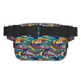 thumbnail image 3 of Disketp Colorful Carp Streamer Riñonera de Doble Capa, Bolsa de Cintura Ajustable para Viajes, Correr y Senderismo, Riñonera Ligera para Hombre y Mujer, 3 of 9