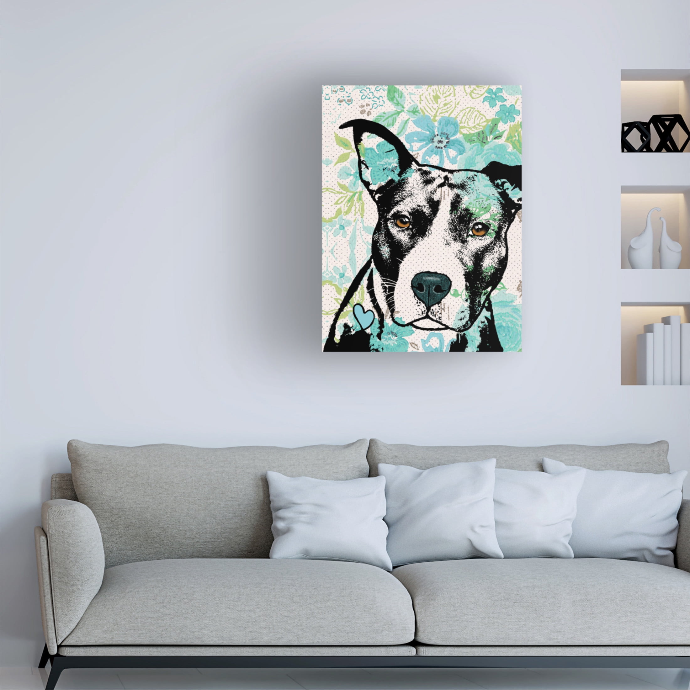 Canvas Wall Art - Dean Russo 'A Serious Side' Wall Art for Living Room, Bedroom, or Office Décor by Trademark Fine Art - 24 x 32 Inches