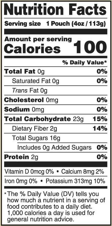 (12 pack) Peter Rabbit Banana, Raspberry & Blueberry Organic Fruit Puree, 4 oz Toddler Snack