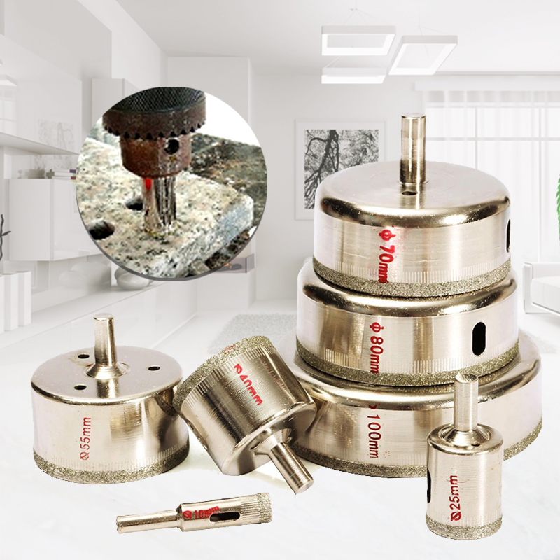 7Kits 10100mm Diamond Hole Saw Tile Ceramic Glass Porcelain Marble Drill Bit Set 7Kits 10100mm Diamond Hole Saw Tile Ceramic Glass Porcelain Marble Drill Bit Set