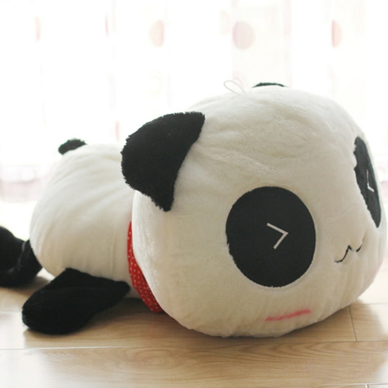 Jensquaify Panda Stuffed Animal, Soft Panda Plush Body Pillow Hugging Pillow Toy Gifts 23.6