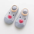 thumbnail image 2 of HUANBAI Children Toddler Shoes Autumn And Winter Boys And Girls Baby Floor Socks Non Comfortable Solid Color Cute Cartoon Pattern 12-18 Months, 2 of 4