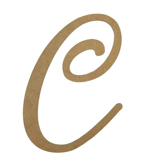 Wooden Letter Unfinished, Miracella Font, Craft Cutout