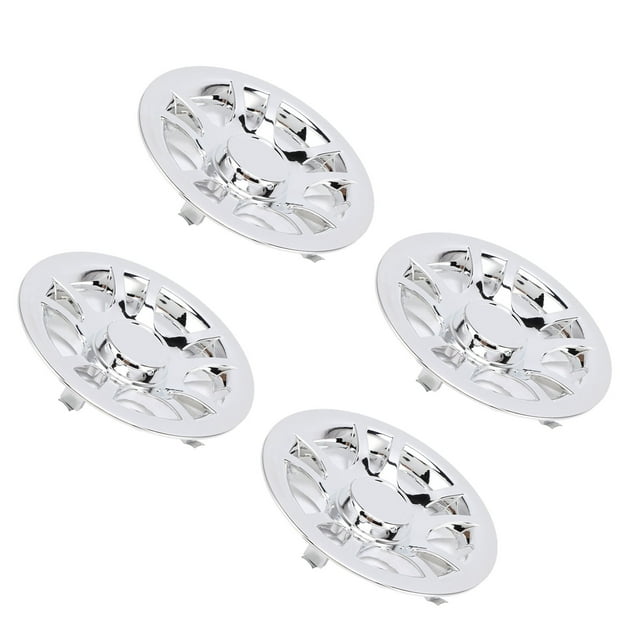 Tapas De Cubo Para Carrito De De 8 Pulgadas, Protector De Llanta De Rueda De Superficie Brillante Fácil De Instalar, Resistente A Altas Temperaturas, Alta Dureza Para Carrito