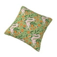 thumbnail image 2 of Rateoe Snake And Floral Pattern Throw Pillow Cover Premium Pillow Stuffer Sham Square for Decorative Cushion Bed Couch Sofa(Pillow insert not included), 2 of 8