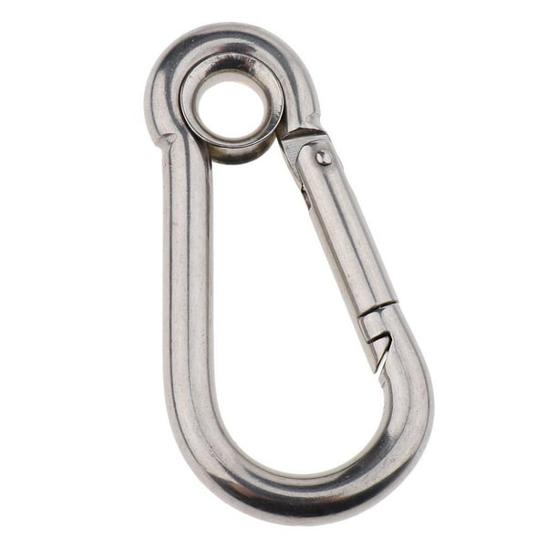 Gancho de resorte de acero inoxidable Zulema Mosquetón para acampar 5 40x20mm
