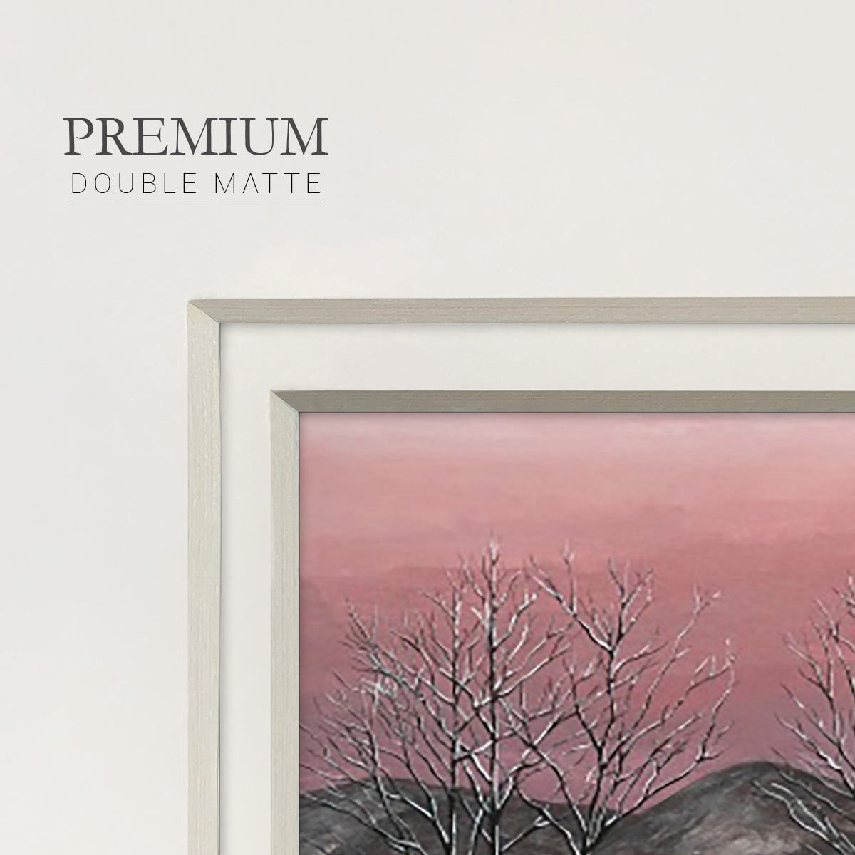 Sunset Snowfall IIPremium Framed Print