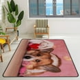 thumbnail image 2 of FREEAM Soft Rug Large Area Rugs, Corgi with Rabbit Comfortable Indoor Carpet, Baby Play Mat for Living Room Bedroom Nursery Home Decor Floor Mat 72x48inch, 2 of 6