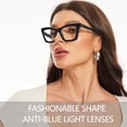 thumbnail image 3 of Lecteurs pour Femmes - Lunettes de Lecture Style Stylet avec Blocage de Lumière Bleue et Charnière à Ressort, 3 of 6