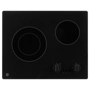 Ge Jp3021 22" Wide 2 Burner Electric Cooktop - Black
