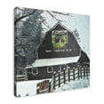 thumbnail image 2 of Creative Products Black Barn with Wreath 36 x 36 Canvas Wall Art, 2 of 5