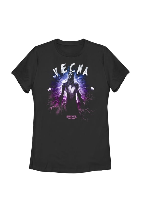 Netflix Women's Stranger Things Vecna The Upside Down Monster Graphic T-Shirt