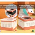 thumbnail image 4 of Toilette de Camping Portable, Toilette de Voyage Pliable, Toilette de Camping Extérieure avec 20 Sacs de Toilette 1 Sac de Rangement, Toilette de Voyage Pliable, 4 of 7