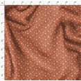 thumbnail image 4 of Soimoi Tissu en Coton Orange Canard Feuilles & Roses Imprimé Floral 1 Yard 44 Pouces de Large, 4 of 5